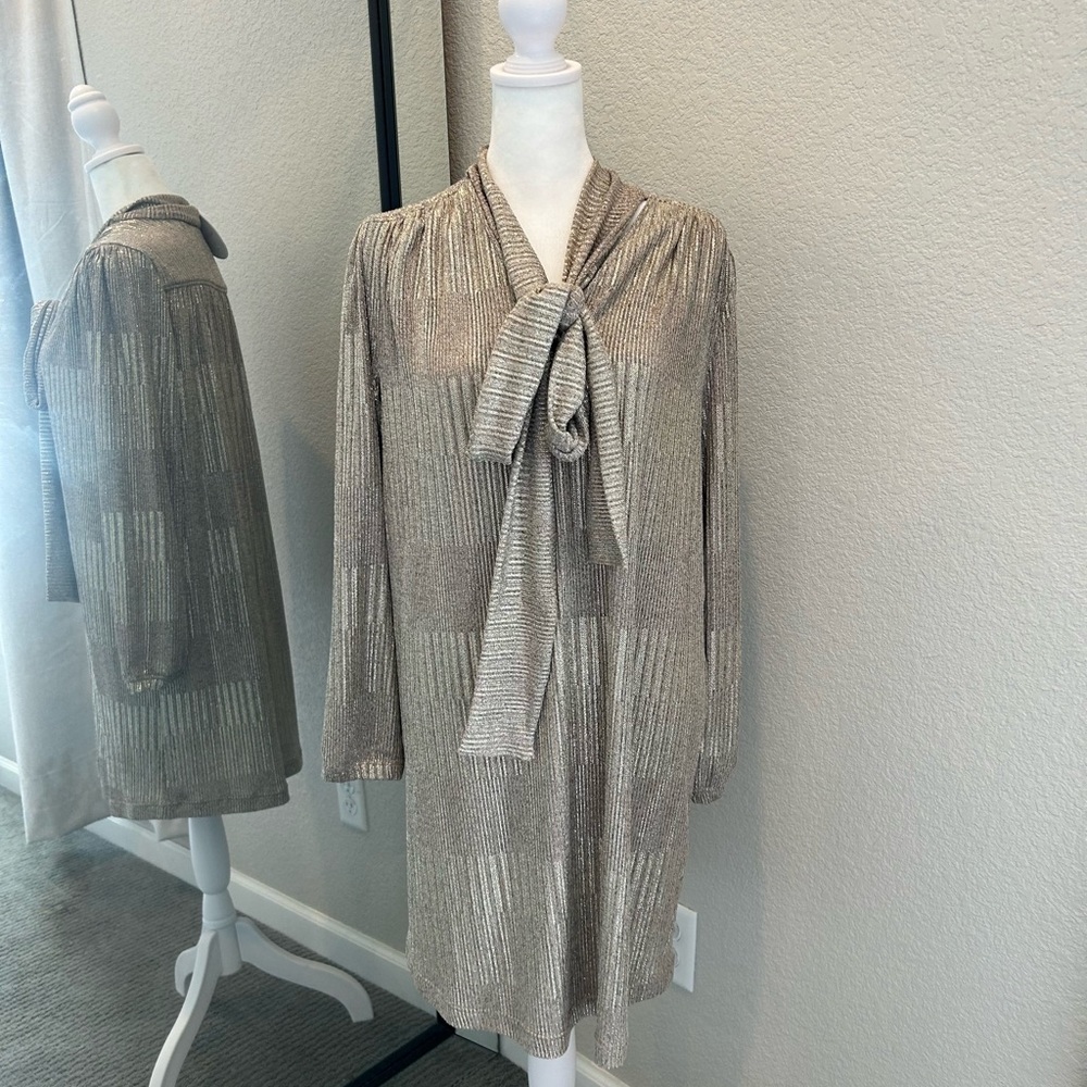 See by Chloe metallic dress